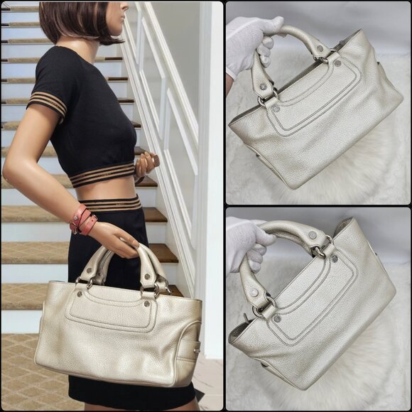 Cรฉline Boogie Metallic Pearl Handbag - Picture 6 of 17